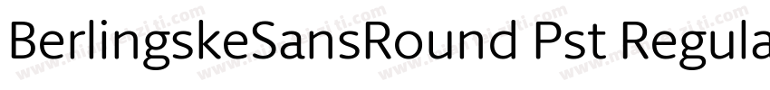 BerlingskeSansRound Pst Regular字体转换